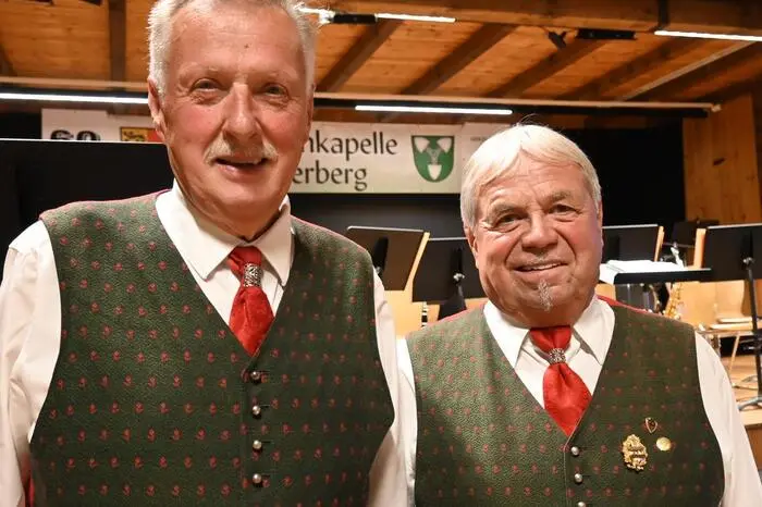 Gründungsmitglieder Erwin Eberhard und Gerhard Happerger