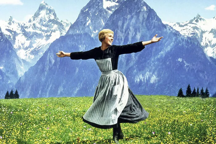In Österreich kein großer Erfolg, obwohl er in Österreich spielt: "Meine Lieder - meine Träume", besser bekannt als "The Sound of Music" aus dem Jahr 1959 zählt auch zu den erfolgreichsten Filmen aller Zeiten. 2,56 Milliarden Euro brachte der Film mit Julie Andrews. Das reicht für Platz 6.
