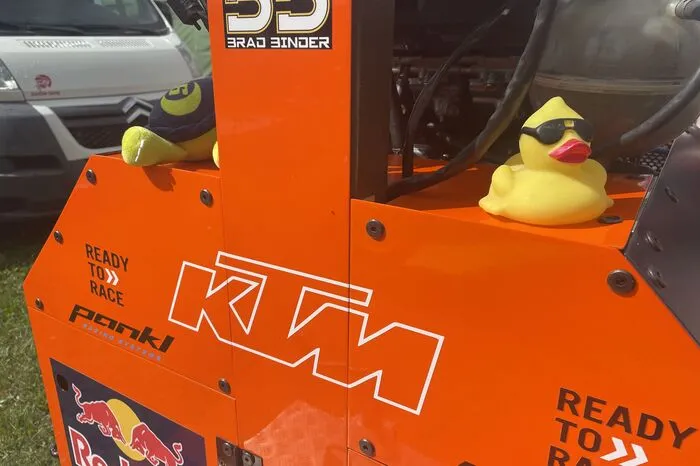 Auch die "Renn-Ente" darf nicht fehlen