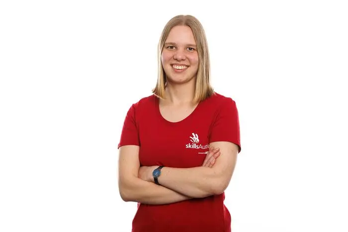 Magdalena Rath kommt aus Graz und arbeitet in Bad Blumau im Bereich Digital Construction. Damit hat sie den Plan für Gold bei der WM