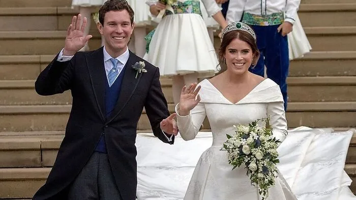 Eugenie und Jack Brooksbank bei ihrer Hochzeit