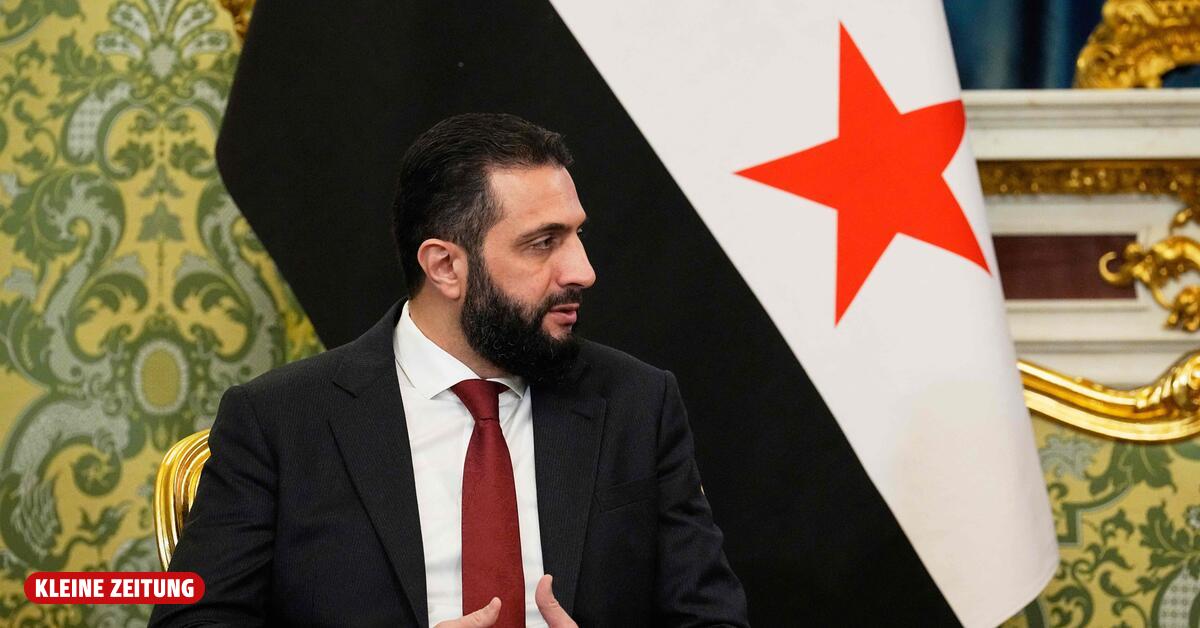 Ex-Dschihadist: Syriens Interimspräsident Ahmed al-Shara trifft in den USA ein