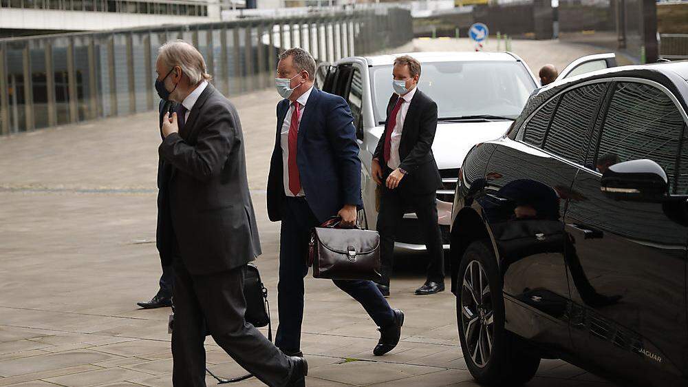 Brüssel, Mittwochabend: UK-Verhandler David Frost trifft am Tag vor dem EU-Gipfel vor der Kommission ein