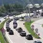 Wartezeiten von bis zu 1,5 Stunden am Samstag vor dem Karawankentunnel