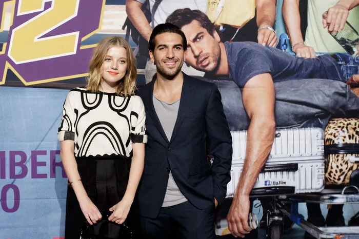 Jella Haase und Elyas M'Barek am Dienstag, 08. September 2015, anl. der Filmpremiere von 'Fack ju Göhte 2' in Wien.