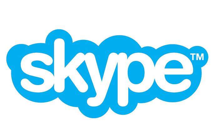 Das Logo von Skype