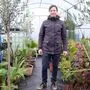 Christopher Gschanes aus Albersdorfberg bei Gleisdorf mit seinen Exoten im neuen eigenen Gewächshaus