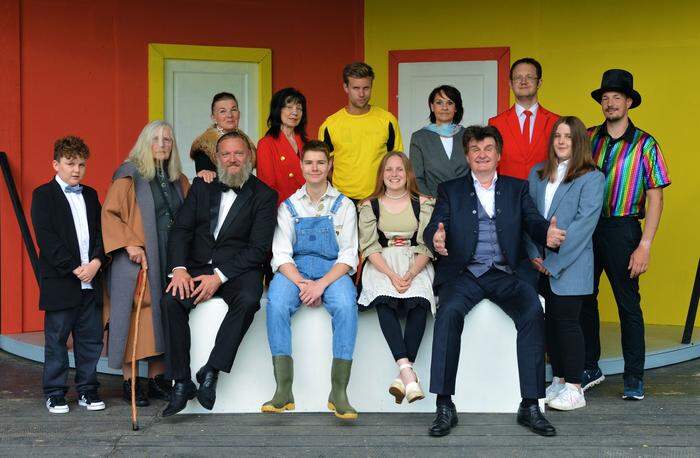 Die Theatergruppe Geiersdorf feiert heute mit dem Stück "Der Bauer als Millionär" Premiere 