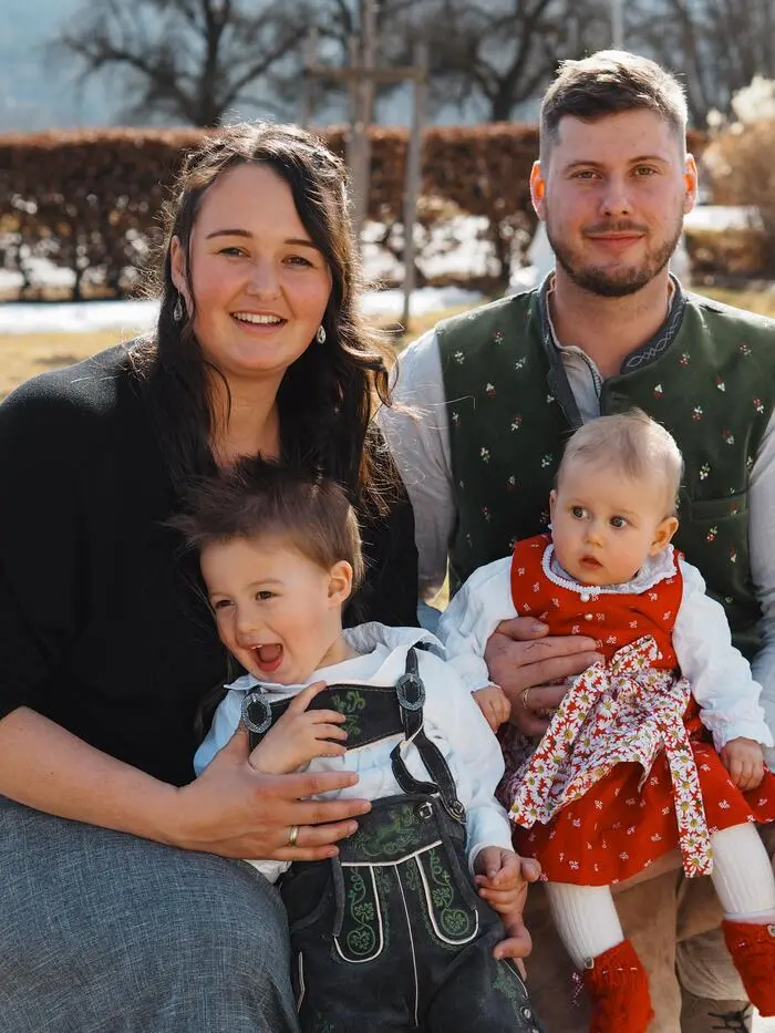 Miriam und Kurt Hopfgartner mit Johannes und Franziska