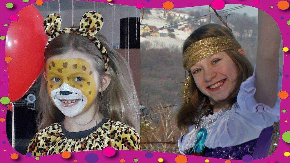 Die Kinder-Hoheiten Leandra (r.) und „Leopardin“ Valerie, die sich auch gerne in eine Faschingsprinzessin verwandeln wird