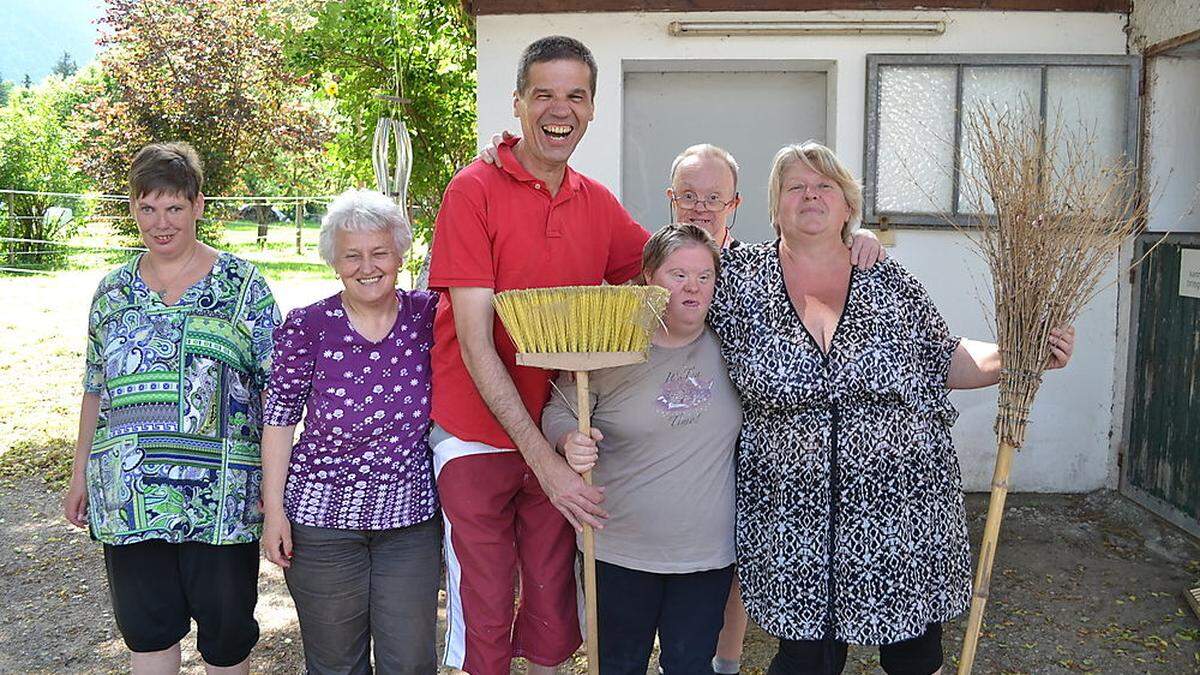 Barbara, Albine, Hans, Michael, Tina  und Jutta freuen sich auf das Ackerfest der Lebenshilfe Kärnten