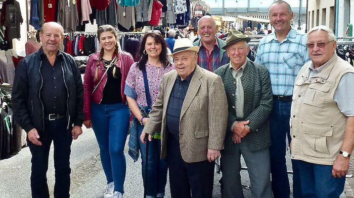 Rudi Kanzian, Patrizia und Andrea Unterberger, Jakob Allmayer, Franz Gratzer, Andreas Martin, Helmut Gitschthaler und Erich Dobrosek