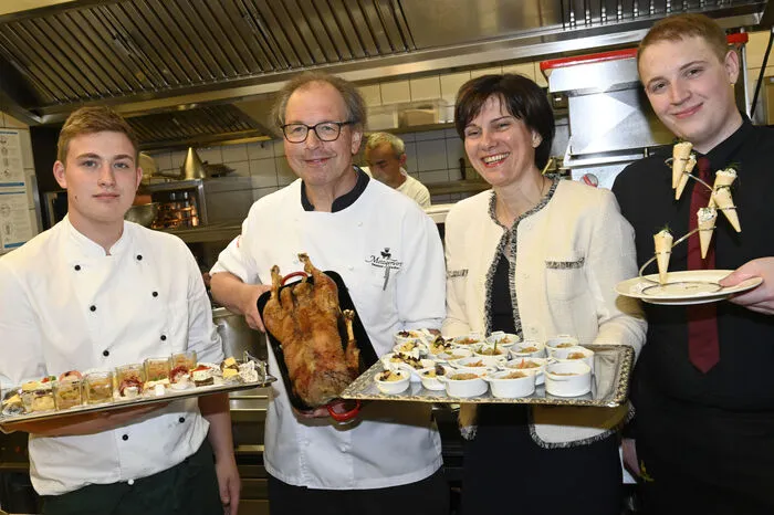 Sebastian Marchetti, Emanuel und Angelika Stadler und Andreas Winkler.