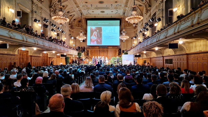 Bei der Meisterbriefverleihung im Grazer Congress