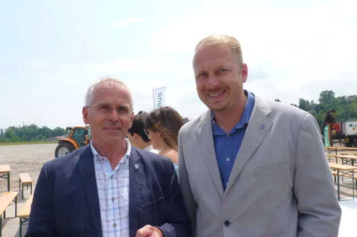 Alois Lipp mit Markus Leinfellner.