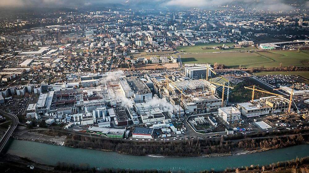 Infineon-Werksbau in Villach
