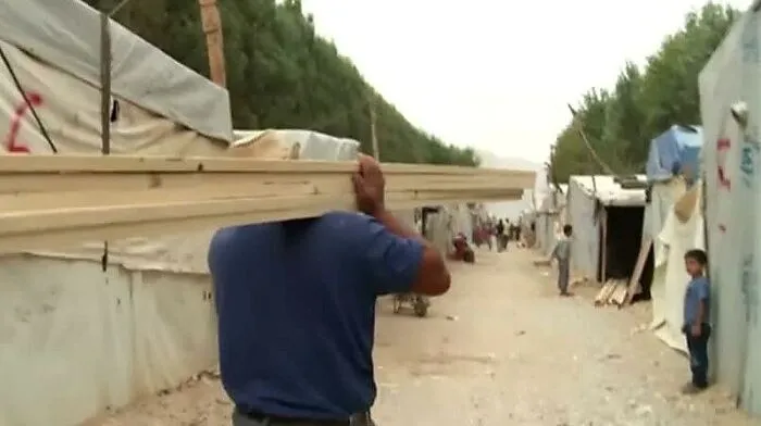 Wintervorbereitungen in Flüchtlingslager im Libanon