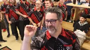 Andreas Hausleitner, Obmann des Göttelsberger Steeldartvereins