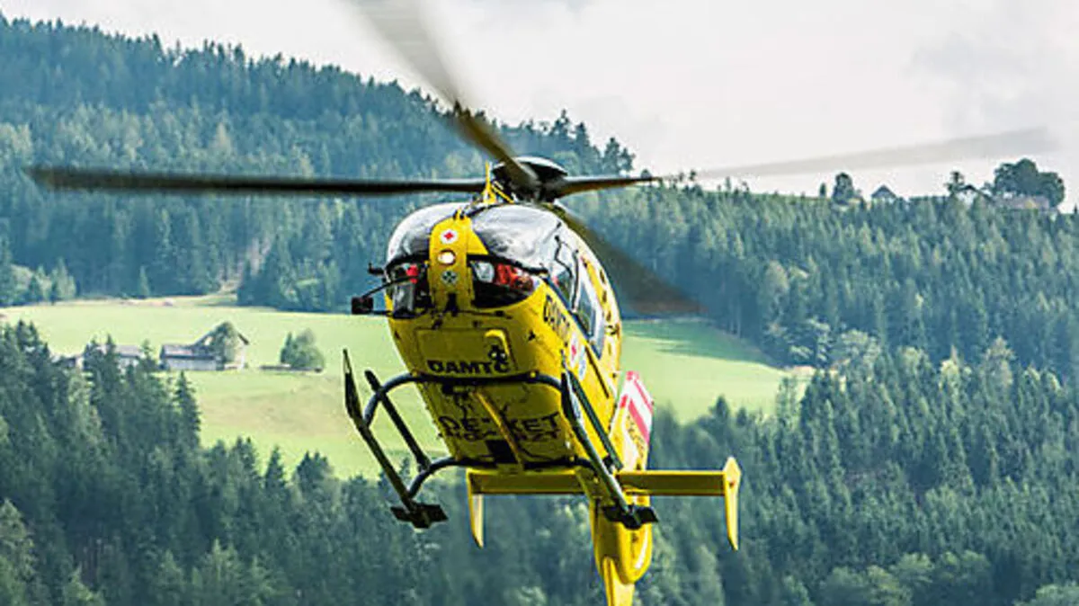 Christophorus 7 brachte den Wiener ins UKH Klagenfurt