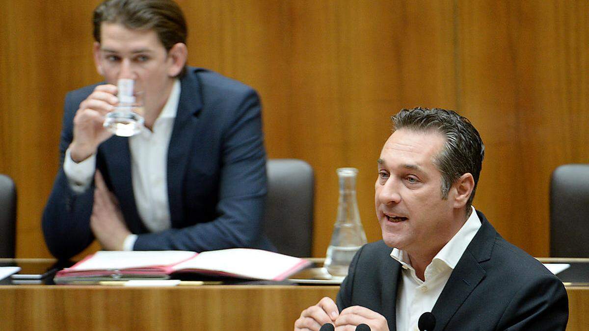 Bald ein Regierungsteam? Kurz und Strache