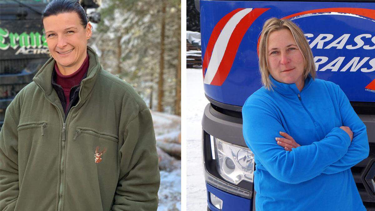 Im Traumberuf Truckerin angekommen: Doris Huber und Helga Dröscher