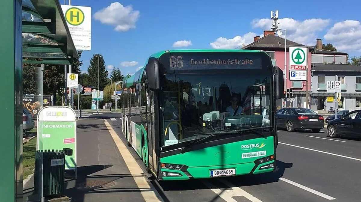 Der neue 66er verbindet seit einer Woche den Grazer Westen mit dem Grazer Osten