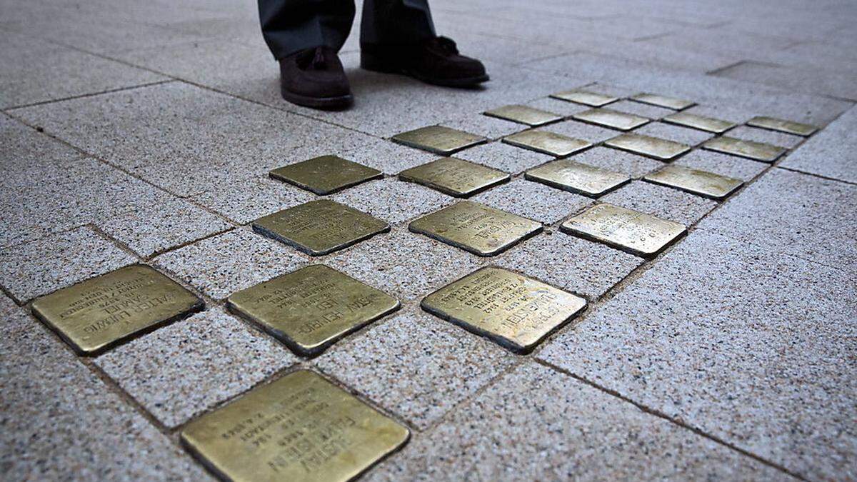 Stolpersteine als Gedenken an Nazi-Opfer