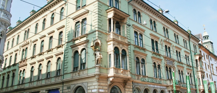 Die Zentrale der Grawe in Graz