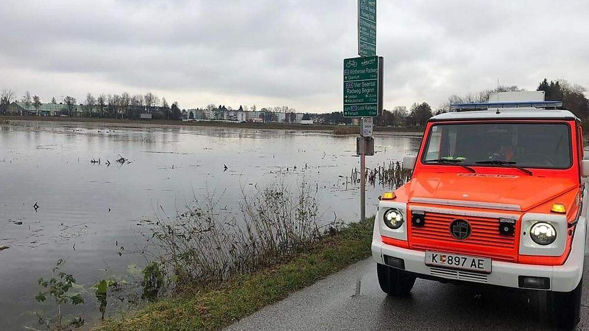 &quot;Land unter&quot; an der Sattnitz