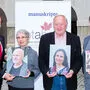 Präsentierten die Preisträger: Hans Roth, Barbara Frischmuth, Reinhard P. Gruber und Andreas Unterweger