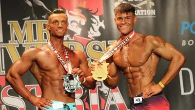 Zum ersten Mal fand der Mr. Universe-Bewerb in Österreich statt.
