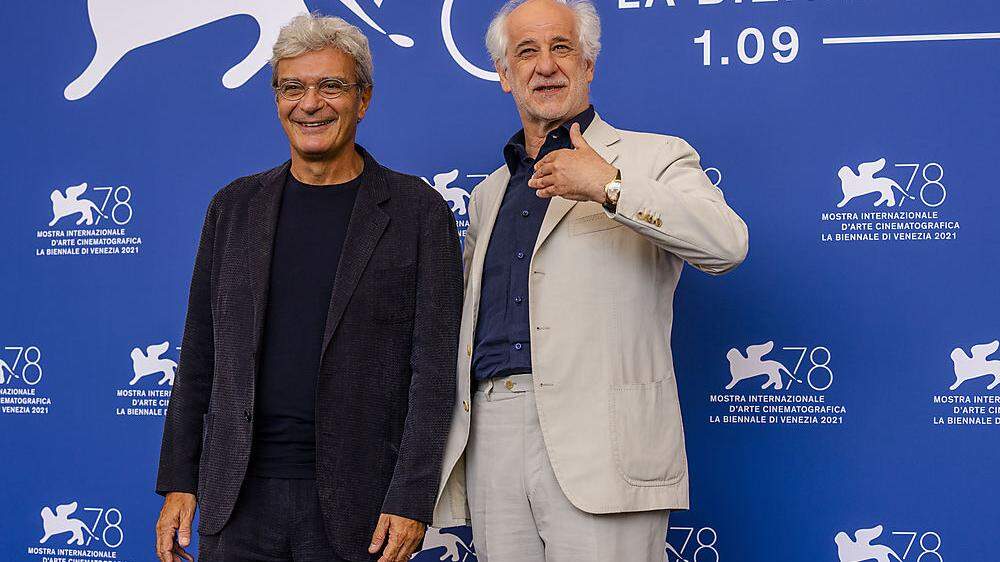 Regisseur Mario Martone mit Schauspieler Toni Servillo