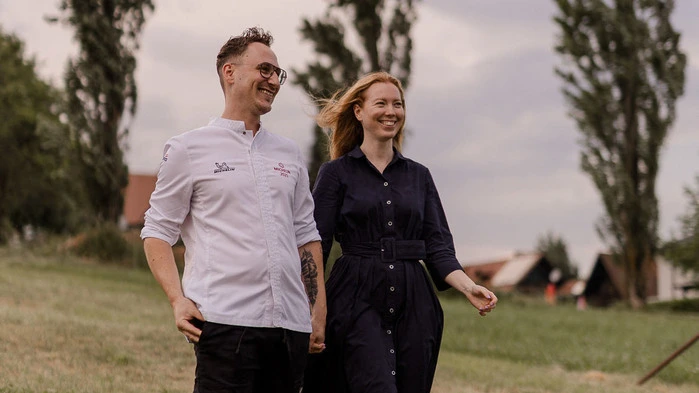 Florian Wörgötter und Julia Mausser