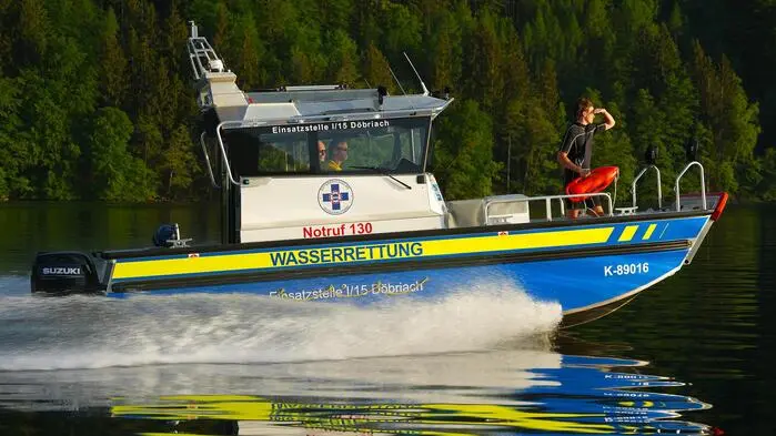 Die Wasserrettung Döbriach hat ein neues Rettungsboot