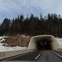 Einfahrt zum Kalcherkogel-Tunnel