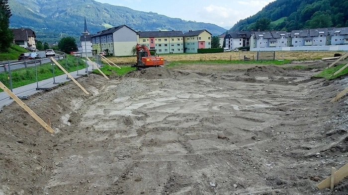Hier, an der Riesertratte, ensteht das neue Einsatzzentrum