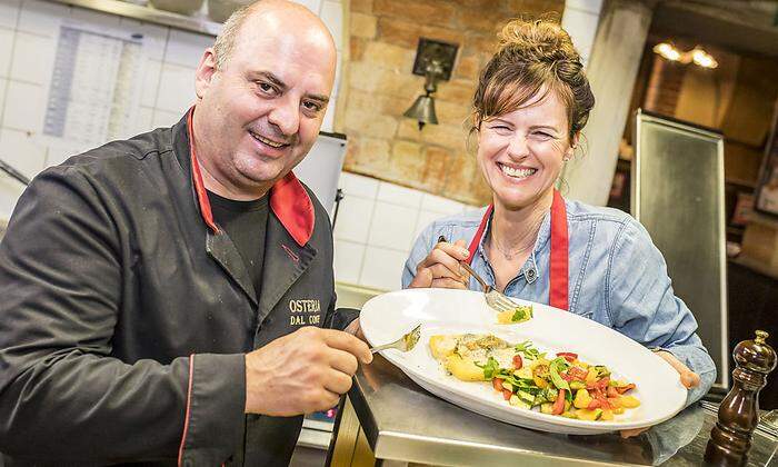 Susanne kocht mit Chefkoch Peter Brugger 