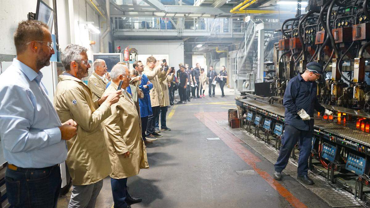 Beim Open Day wurden auch Führungen durch das Werk angeboten