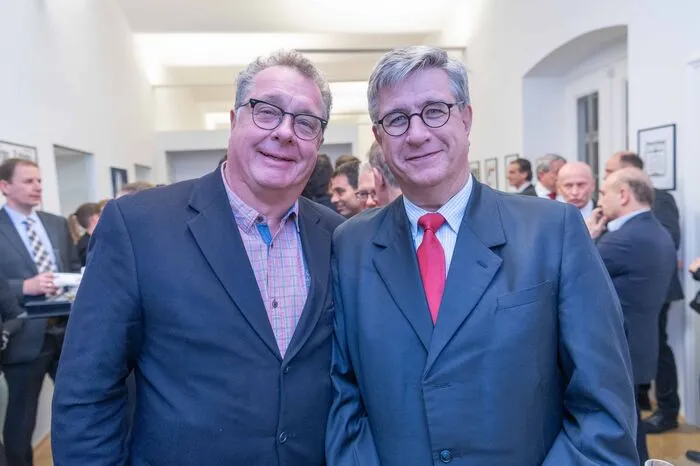Stadthallenboss Wolfgang Fischer, Münze-Chef Gerhard Starsich