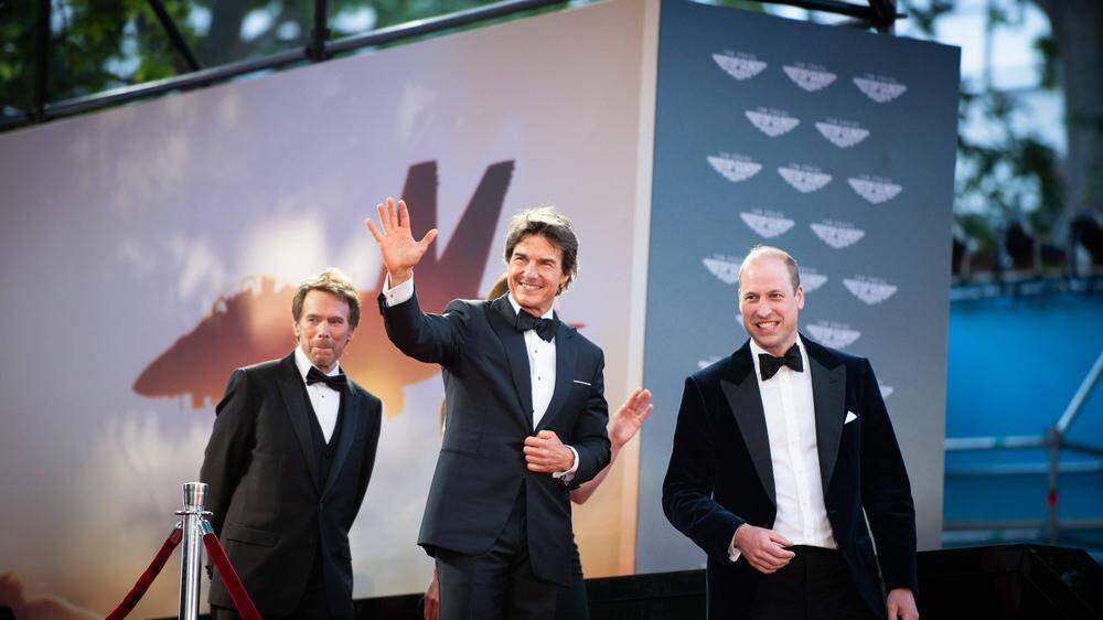 Tom Cruise und Prinz William bei der Filmpremiere