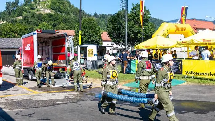 Am Samstag wurde die Marktgemeinde Griffen zum Zentrum des Kärntner Feuerwehrwesens. 