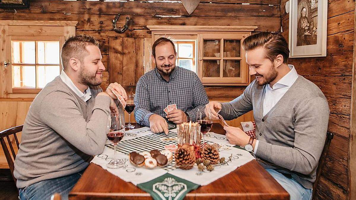 Peter Grabner, Martin Sabitzer und Kevin Kostner (von links)