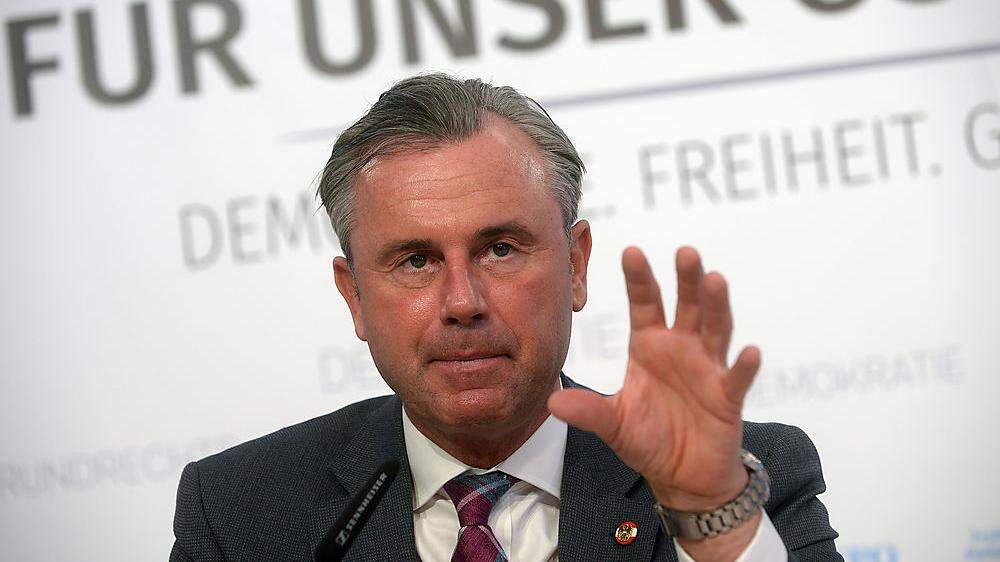 Der dritte Nationalratspräsident Norbert Hofer (FPÖ) weist den Bundespräsidenten zurück.