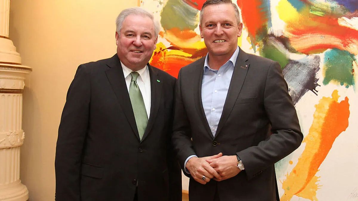 LH Hermann Schützenhöfer begrüßte Mario Kunasek