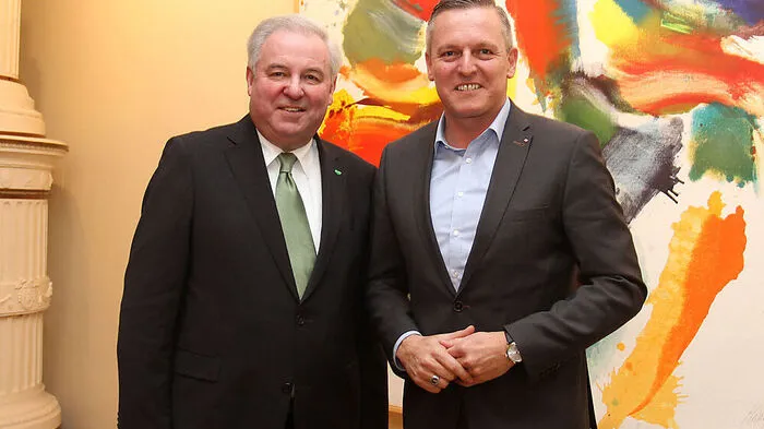 LH Hermann Schützenhöfer begrüßte Mario Kunasek