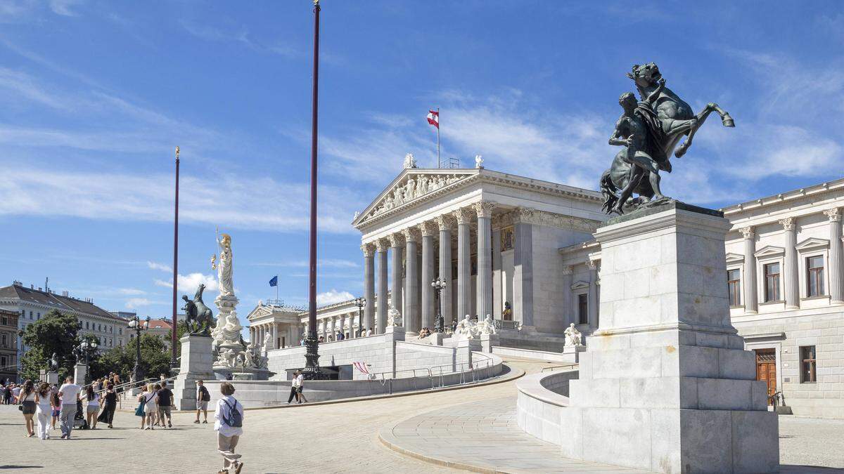 Hohes Haus der Demokratie: das Parlament in Wien