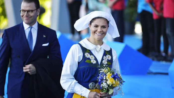 Kronprinzessin Victoria mit ihrem Ehemann Prinz Daniel