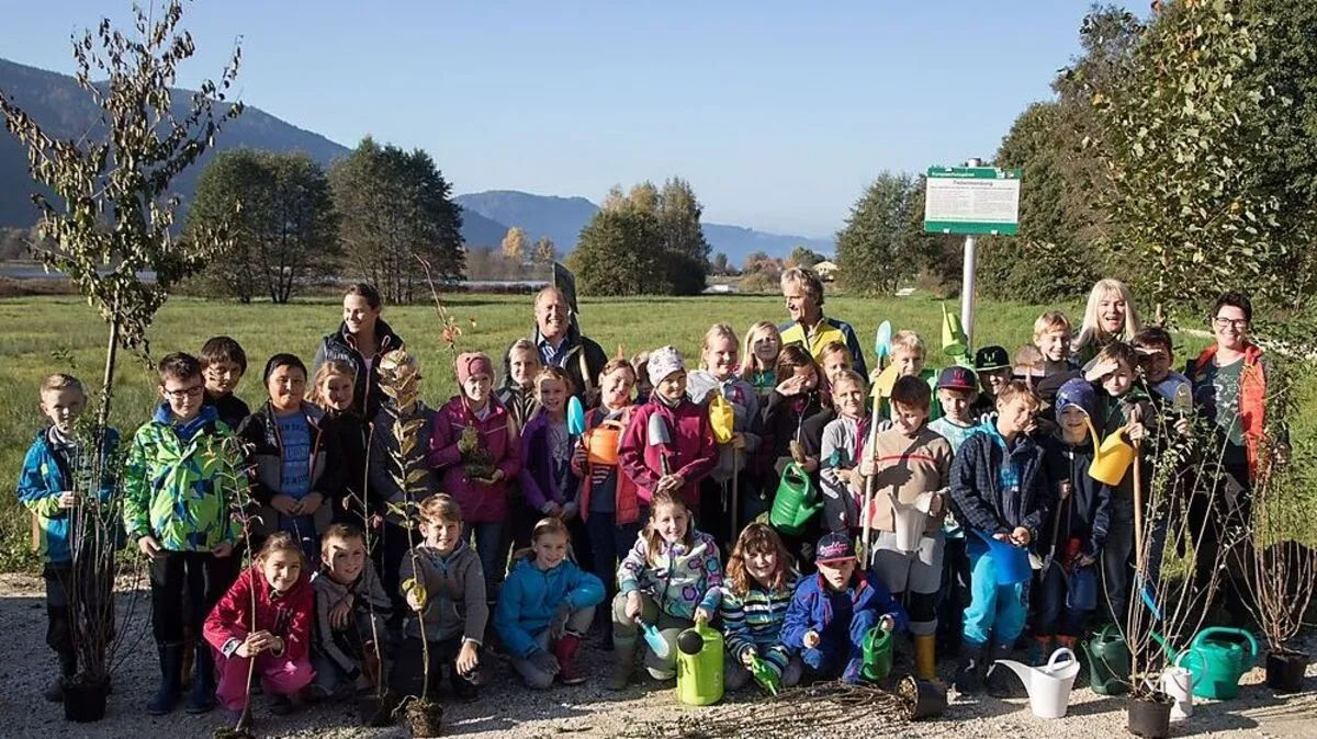 Die Kinder waren mit Freude bei der Sache