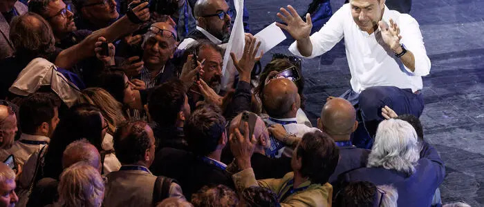 Roberto Vannacci während einer Versammlung der Futuro Nazionale