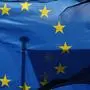 European flags flutter in the wind in front of the EU institutions in Brussels on March 7, 2019. (Photo by EMMANUEL DUNAND / AFP)